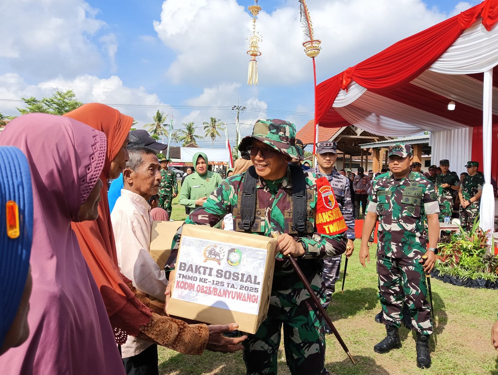 Terima Kasih Pak TNI, Desa Kami Kini Punya Jembatan Penghubung,” Ucap Warga kepada Dandim Banyuwangi