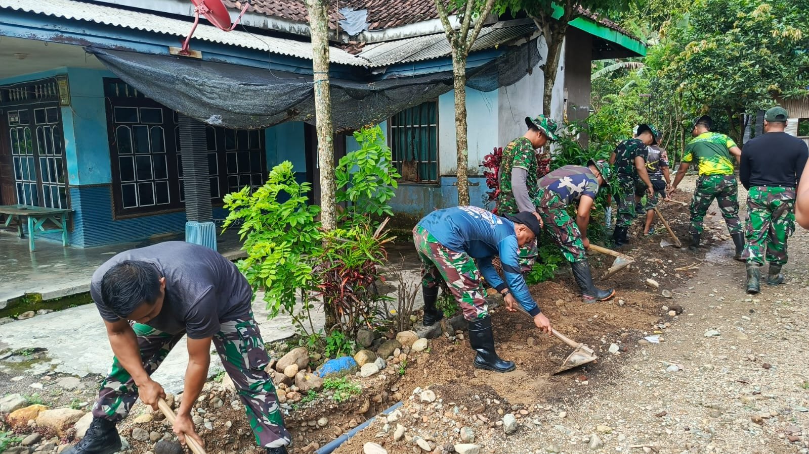 program utama TMMD ke-126 yang bertujuan untuk meningkatkan kesejahteraan masyarakat melalui penyediaan sarana air bersih