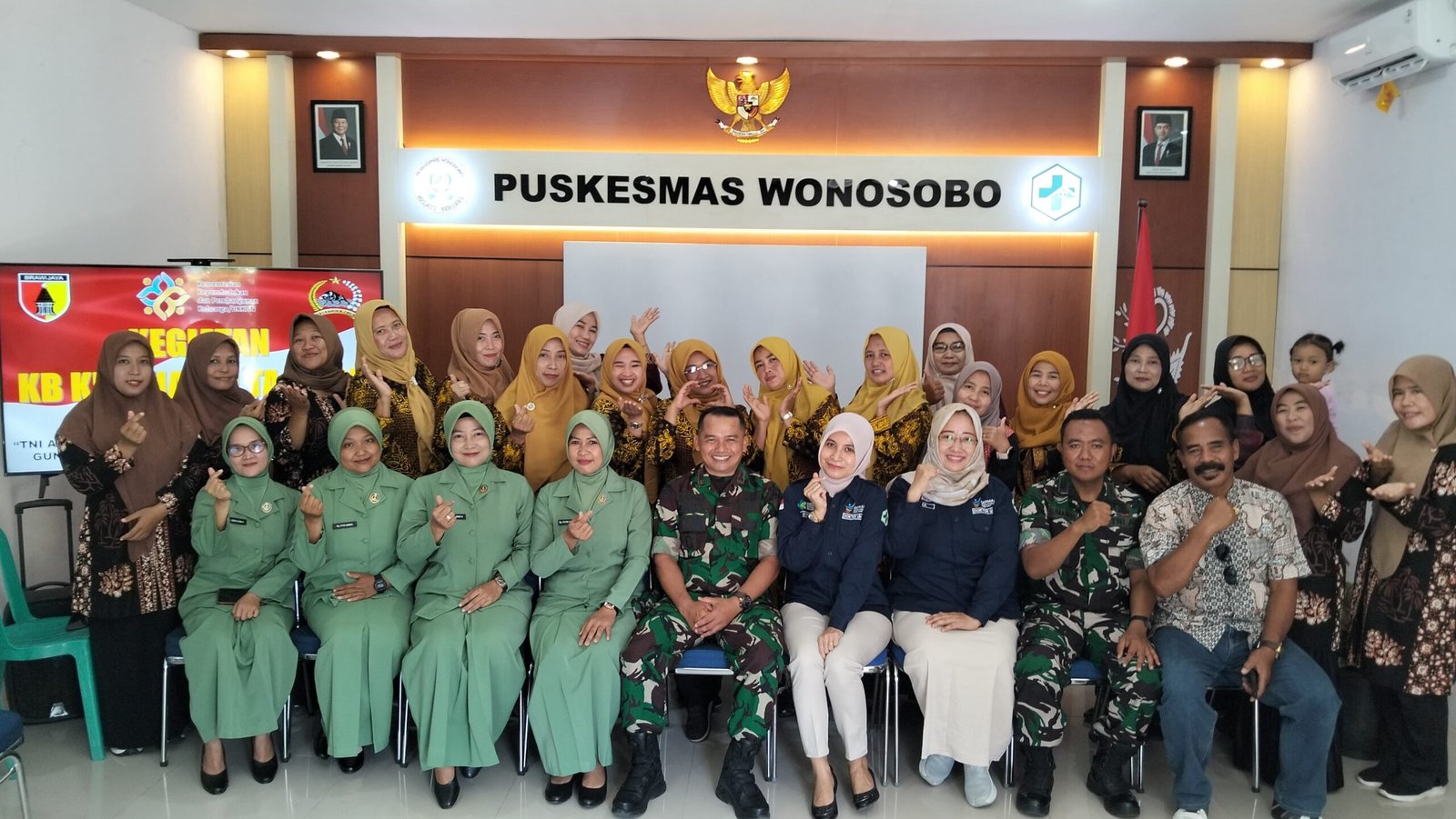 Kodim 0825 Bersama BKKBN dan Puskesmas Wonosobo Gelar Sosialisasi, Penyuluhan, dan Safari KB